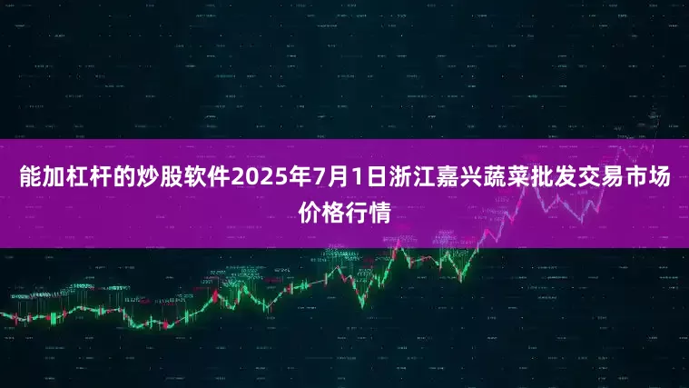 能加杠杆的炒股软件2025年7月1日浙江嘉兴蔬菜批发交易市场价格行情