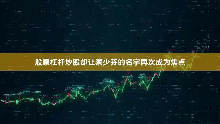 股票杠杆炒股却让蔡少芬的名字再次成为焦点
